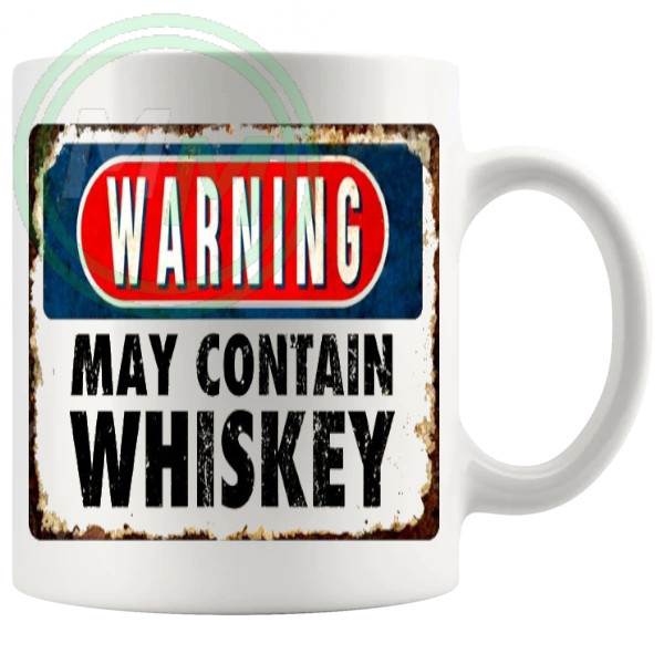 Warning May Contain Whiskey Mug v2