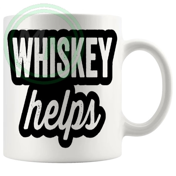 Whiskey Helps Mug