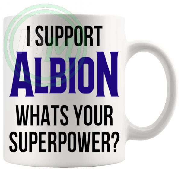 albion fans superpower mug