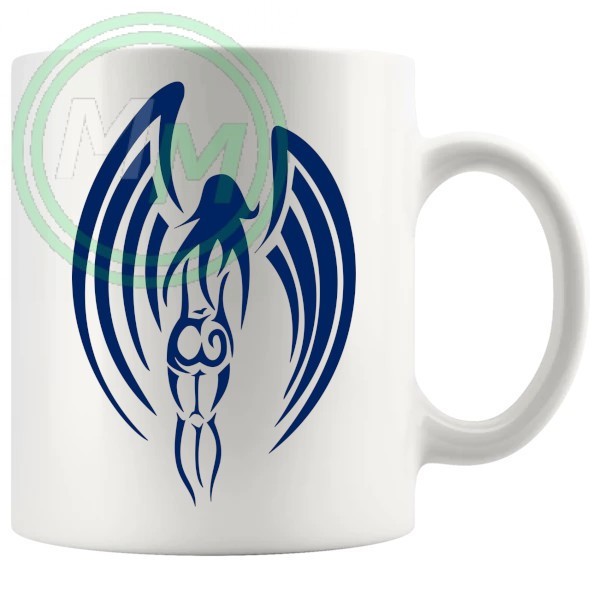 Guardian Angel Mug in Blue