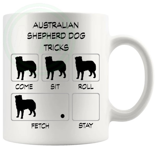 Australian Shepherd Dog Tricks Mug