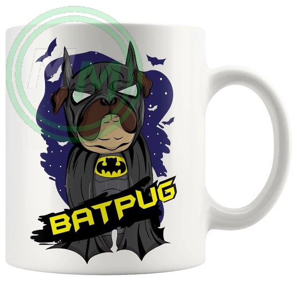 bat pug Novelty Mug