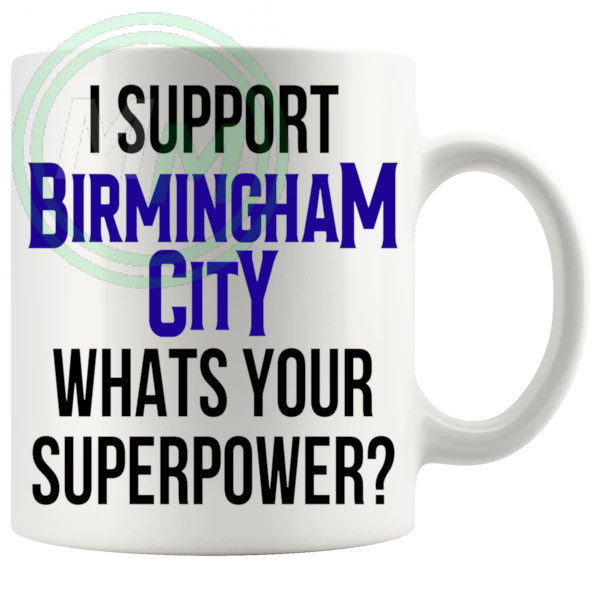 birmingham city fans superpower mug