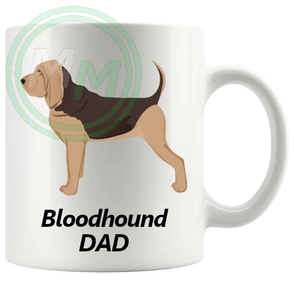 bloodhound dad mug