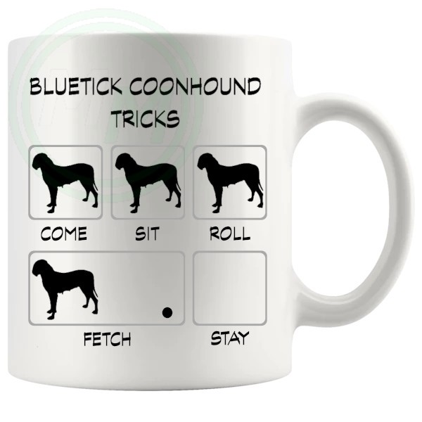 Bluetick Coonhound Tricks Mug