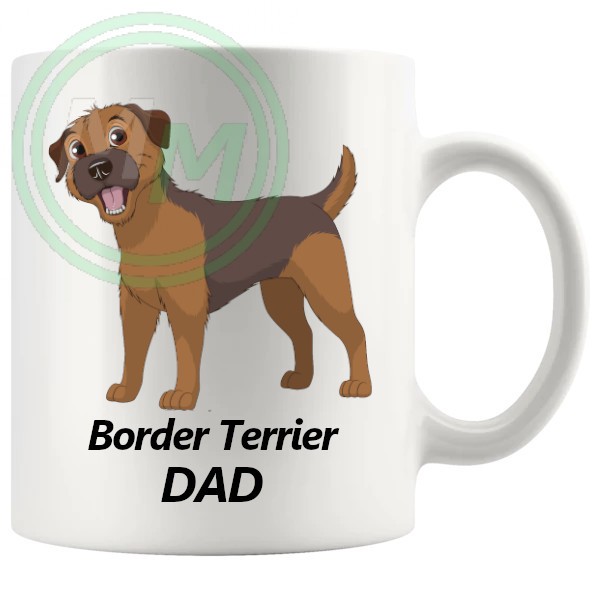 border terrier dad mug