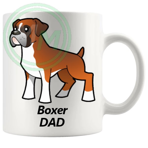 boxer dad mug