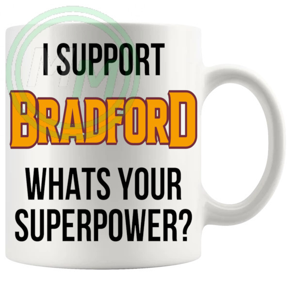 bradford fans superpower mug