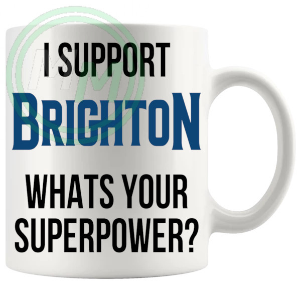 brighton fans superpower mug