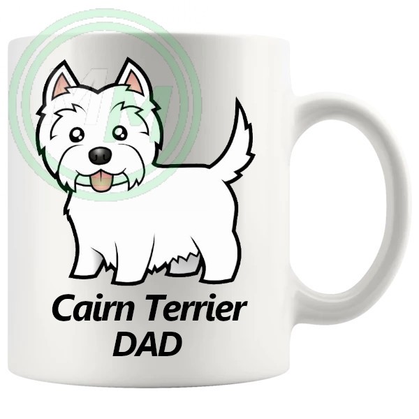 cairn terrier dad mug