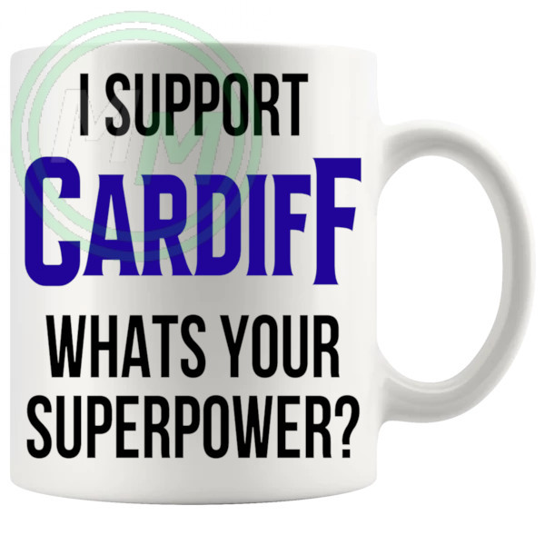 cardiff fans superpower mug