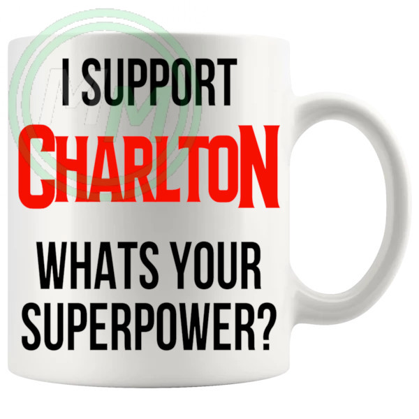 charlton fans superpower mug