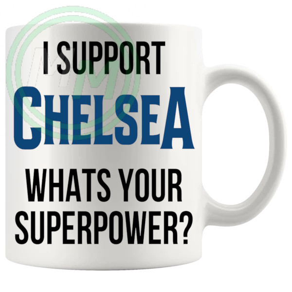 chelsea fans superpower mug