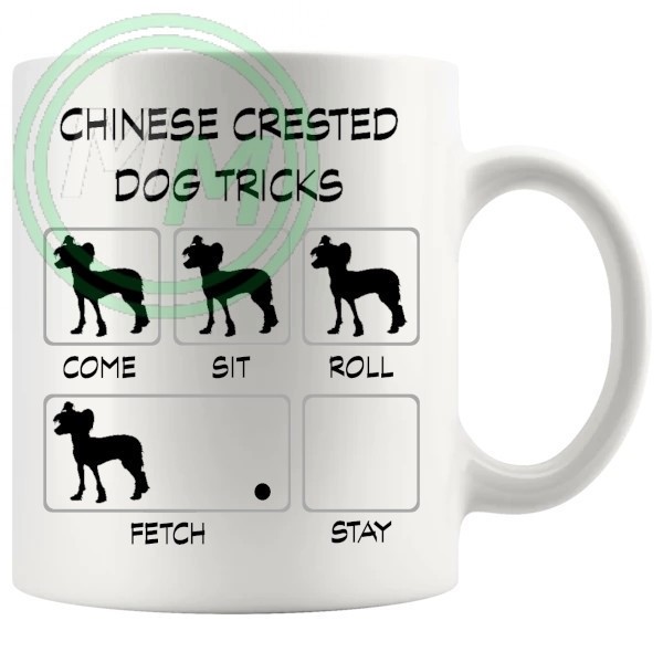 Chinese Crested Dog Tricks Mug