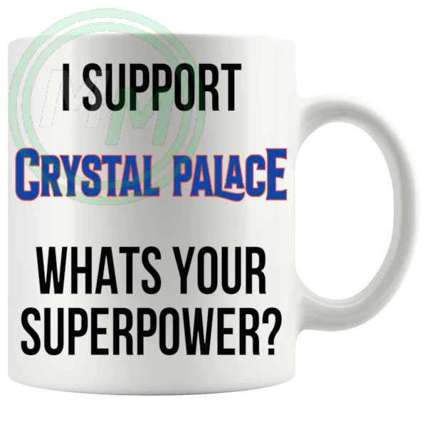 crystal palace fans superpower mug