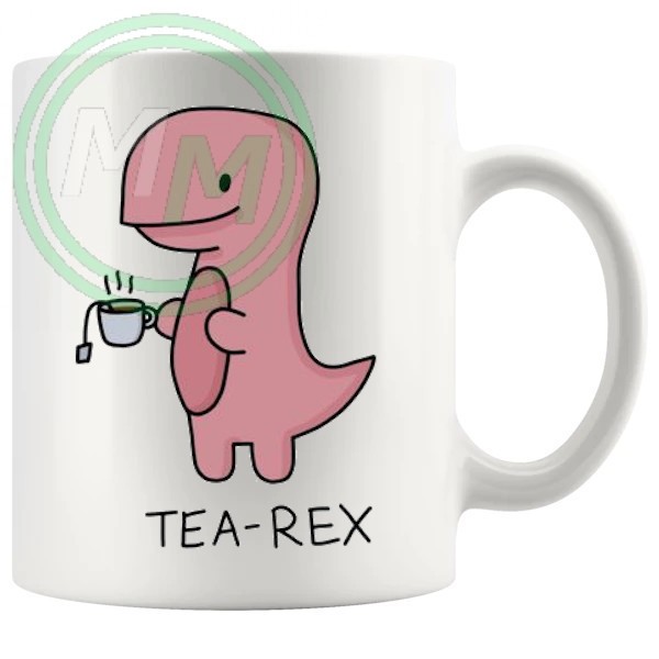 tea rex dinosaur novelty mug