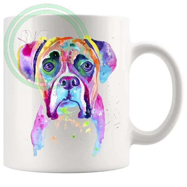 Painted dog style 07 Artistic Novelty Mug