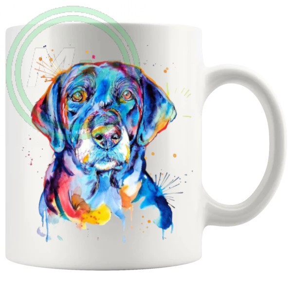 painted dog stlye 6 Artistic Novelty Mug