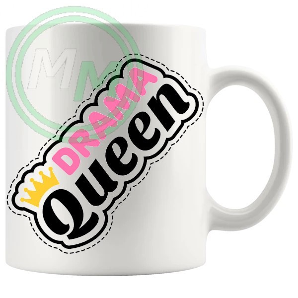 drama queen novelty mug