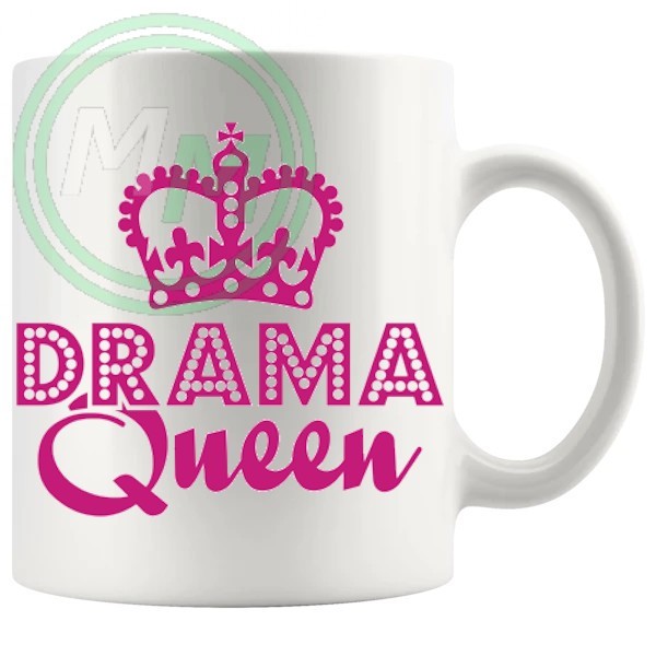 drama queen style 2 novelty mug