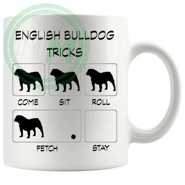 English Bulldog Tricks Mug