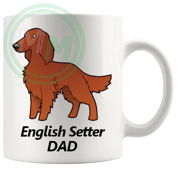 english setter dad mug