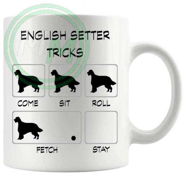 English Setter Tricks Mug