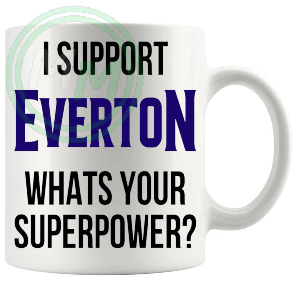 everton fans superpower mug