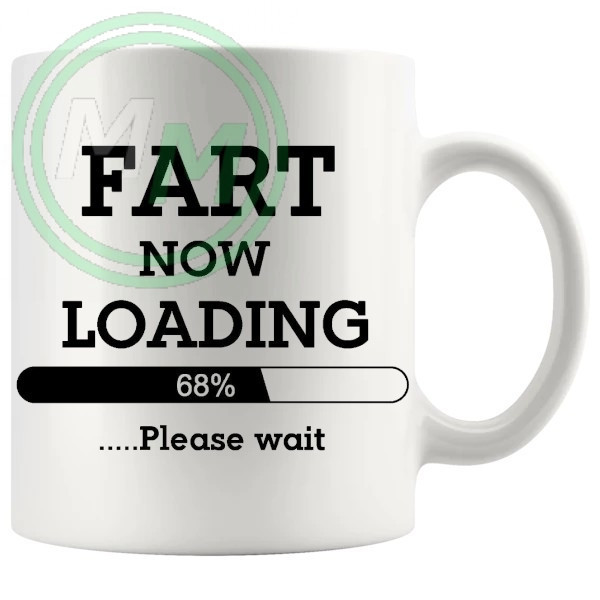 fart loading Novelty Mug