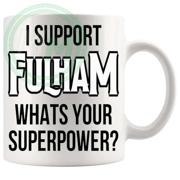 fulham fans superpower mug