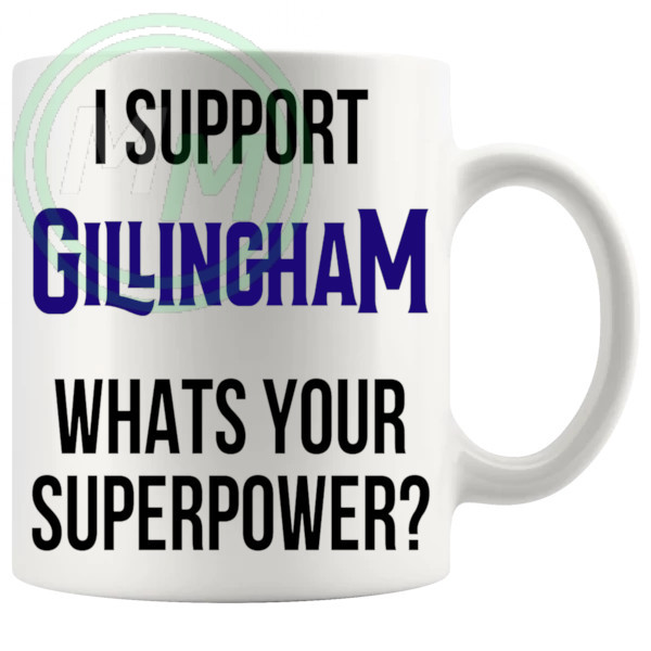 gillingham fans superpower mug