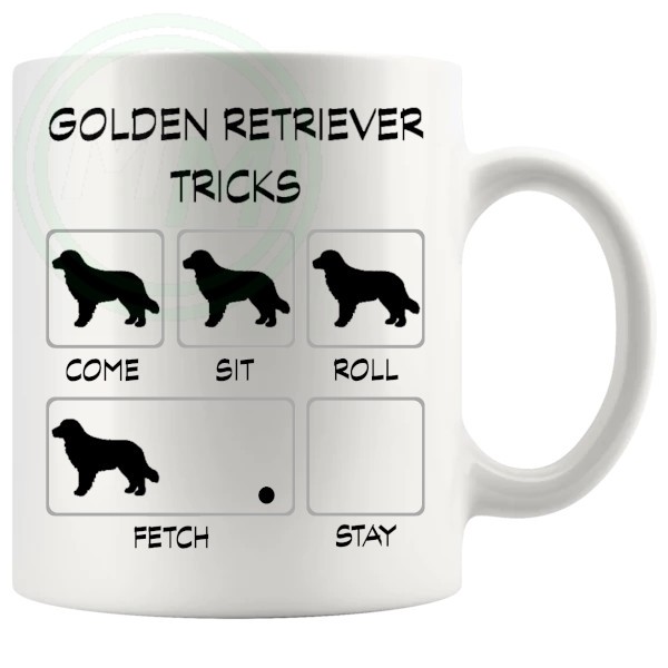 Golden Retriever Tricks Mug