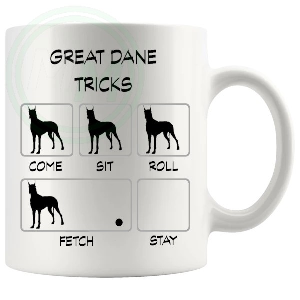 Great Dane Tricks Mug