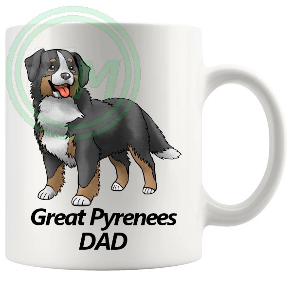 great pyrenees dad mug