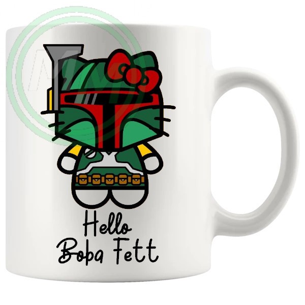 hello boba fett mug