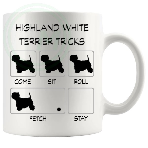 Highland White Terrier Tricks Mug