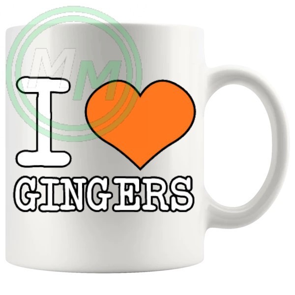 i love gingers style 3 Novelty Mug