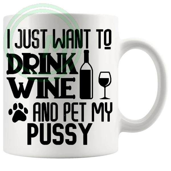 i just want to pet my pussy mug