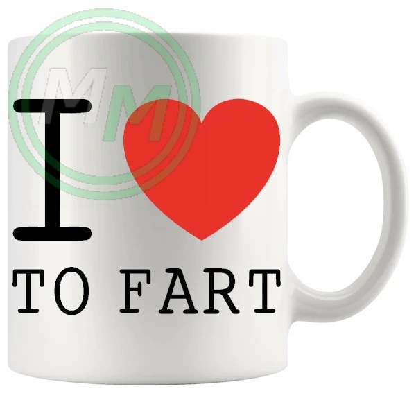 i love to fart Novelty Mug