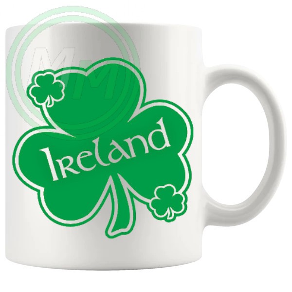 ireland shamrock mug