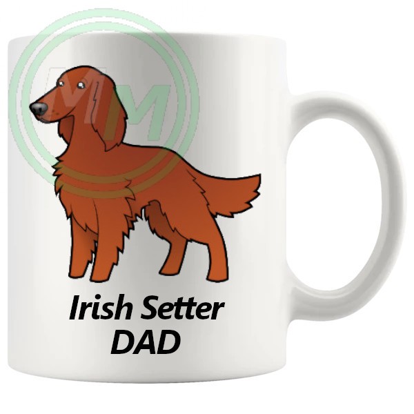 irish setter dad mug