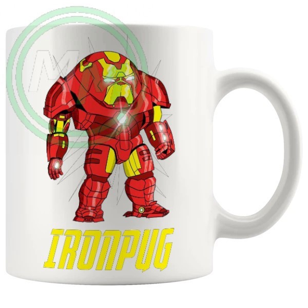 iron pug Novelty Mug