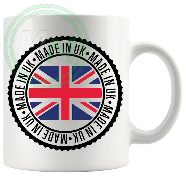 made in the UK novelty gift mug