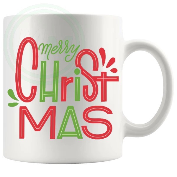 merry xmas novelty mug