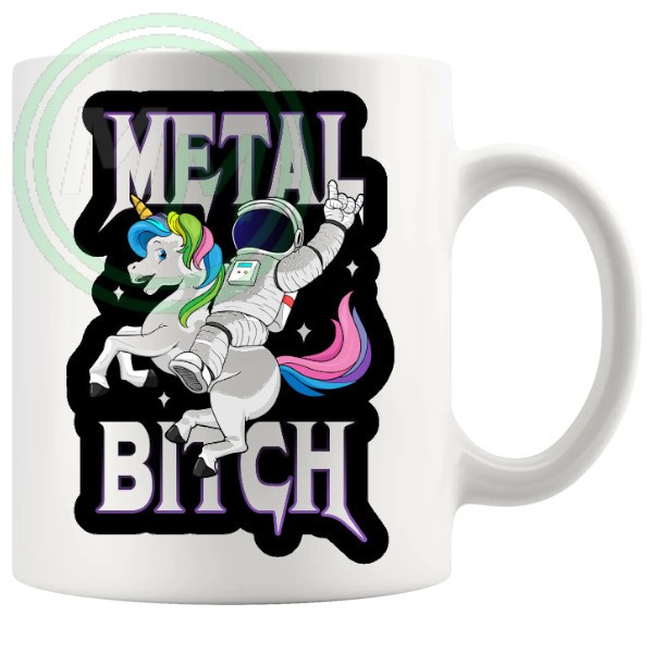 metal bitch mug