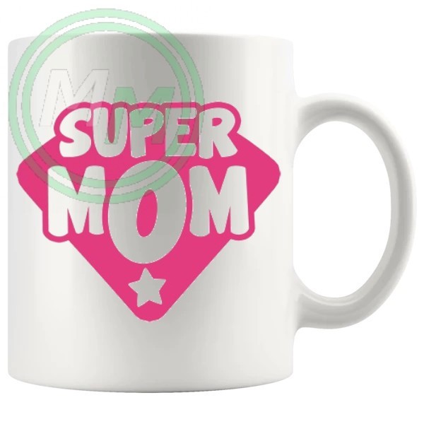 super mom novelty mug