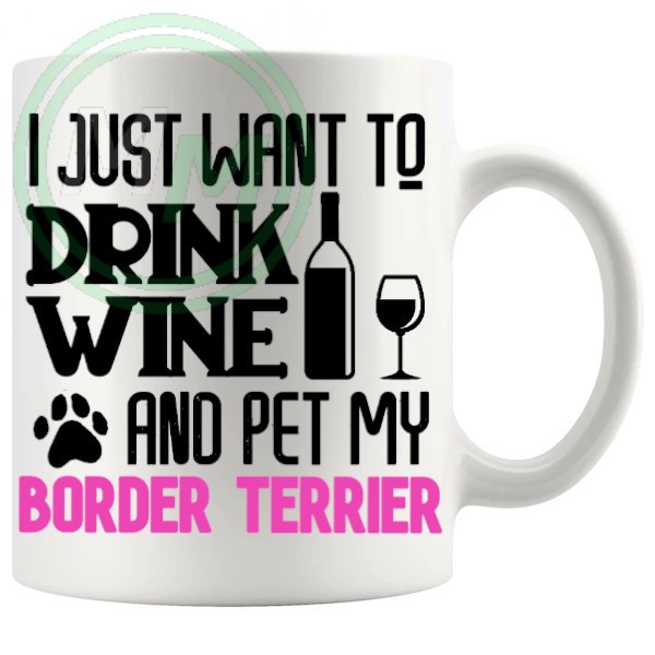 pet my border terrier pink