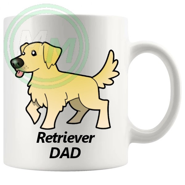 retriever dad mug