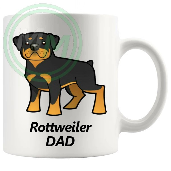 rottweiler dad mug