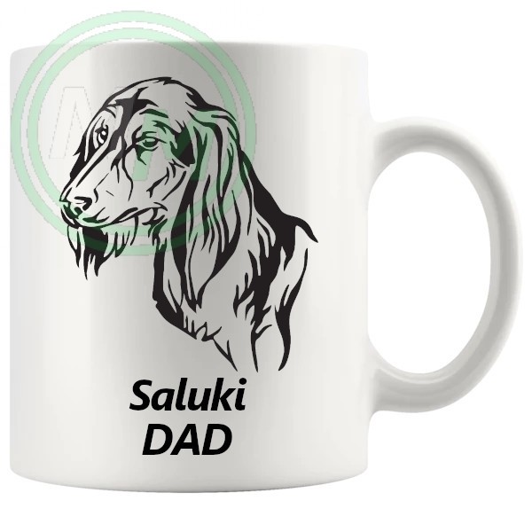 saluki dad mug